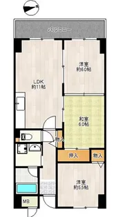 エスポワール仙寿【3階】の間取り