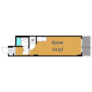 あすなろ南巽【5階】の間取り