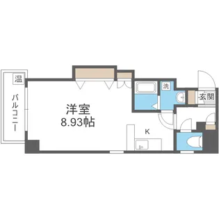 SunSunなんば壱番館【7階】の間取り