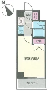 サンステージ淵の辺【6階】の間取り