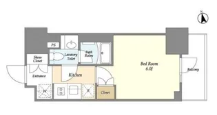 オーキッドレジデンス品川中延【6階】の間取り