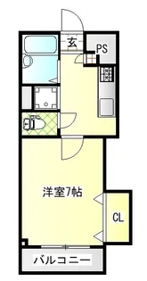 B.G.Fieldハイツ【1階】の間取り