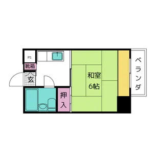 ビラ賢島 D棟【2階】の間取り