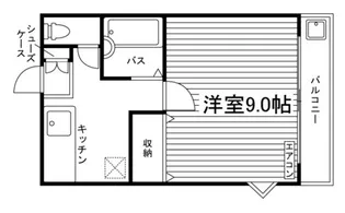 岡山県岡山市北区宿本町【アパート】の間取り