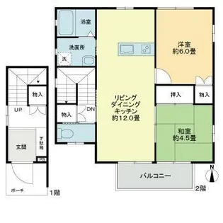 香川県高松市多肥下町【一戸建】の間取り