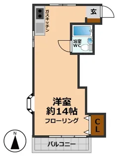コーポ・ヤマト【2階】の間取り