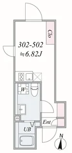 Urban Cube木場【1階】の間取り