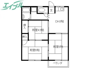 フォーブルひじり B棟【2階】の間取り