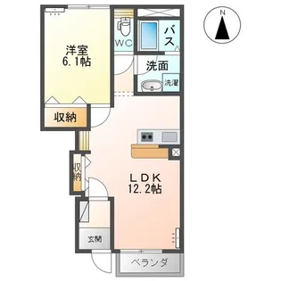 パークハイム【1階】の間取り