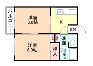 フォーブル山室【2階】の間取り