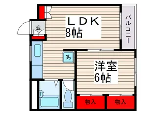 パルクハイム【1階】の間取り