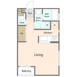 HIKARIハイツ【2階】の間取り