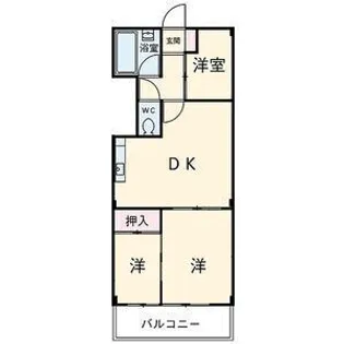 レジデンス丸新【3階】の間取り