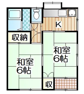 神奈川県横浜市南区八幡町【アパート】の間取り