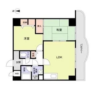 大阪府東大阪市加納7【マンション】の間取り