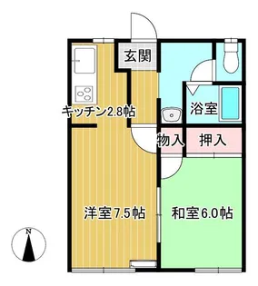 リッチフィールド【1階】の間取り