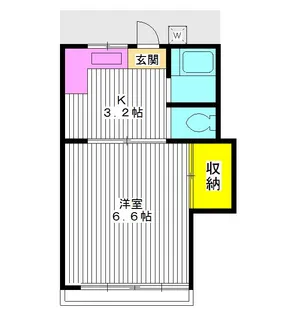 東京都練馬区中村北1【マンション】の間取り