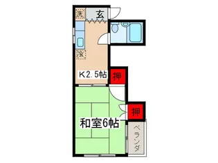 ファーストスウト【2階】の間取り