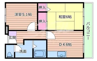 モアクレスト【1階】の間取り