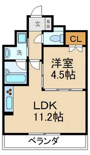 ルピナスI【4階】の間取り