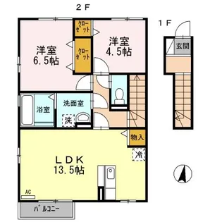 D-room大泉東町の間取り