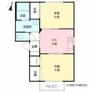 ラ・プラス神野 B棟【2階】の間取り