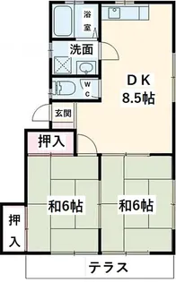 アネックス【1階】の間取り