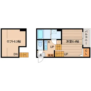 Skyコート【1階】の間取り