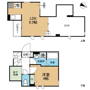 CB弥生ヴィレッタ【1階】の間取り
