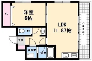 ONES CASTLE【7階】の間取り