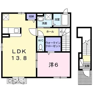 スペラーレ【2階】の間取り