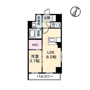 メゾン呉駅前【3階】の間取り