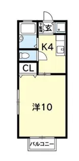 サンライト住吉【1階】の間取り