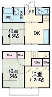 神奈川県平塚市公所【一戸建】の間取り