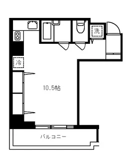 広尾ウエスト【8階】の間取り