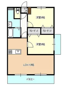 茨城県牛久市南3【マンション】の間取り