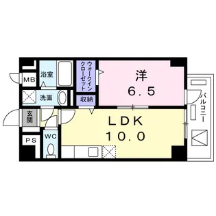 東京都江東区毛利2【マンション】の間取り