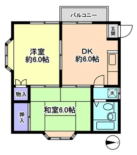 ATアパートメント【1階】の間取り