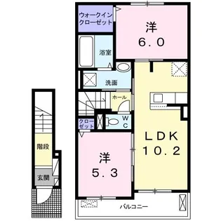 まほろば【2階】の間取り