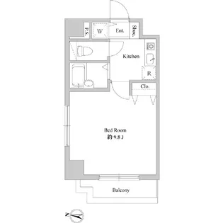 Y&H平塚【4階】の間取り