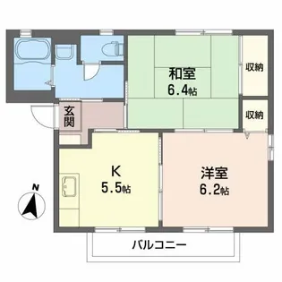 エミネンスIIC【2階】の間取り