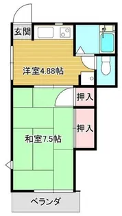 メゾン・ドゥ・ハル【1階】の間取り