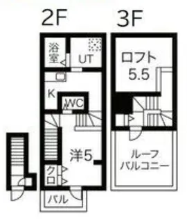 あんしん+HouM浜寺石津15-1001【2階】の間取り