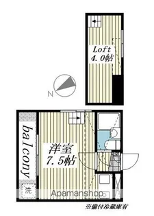 ジュネパレス船橋第53【2階】の間取り