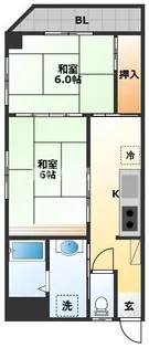 サンシャイン富士見【3階】の間取り