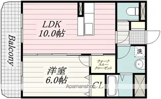 ラフェリアーナ・kisaki I/II【3階】の間取り