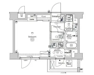 東京都大田区東糀谷2【マンション】の間取り
