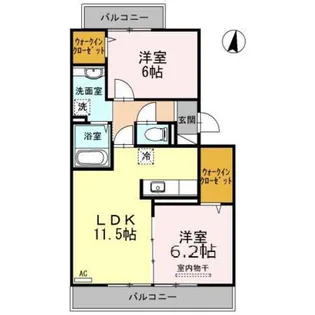 ファミール玉木【3階】の間取り