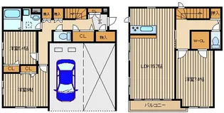 東京都練馬区石神井町2【一戸建】の間取り