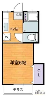 東京都府中市天神町2【アパート】の間取り